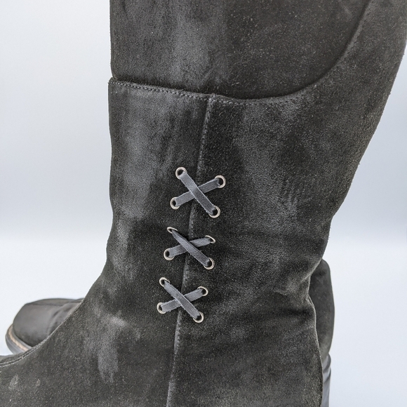 Aquatalia Weatherproof Women's Suede Leather Boots - Picture 12 of 16